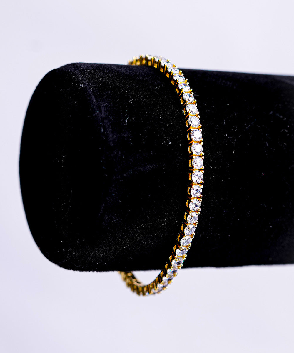 Gold Tennis Bracelet