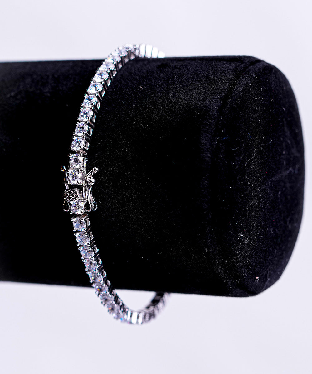 Silver Tennis Bracelet
