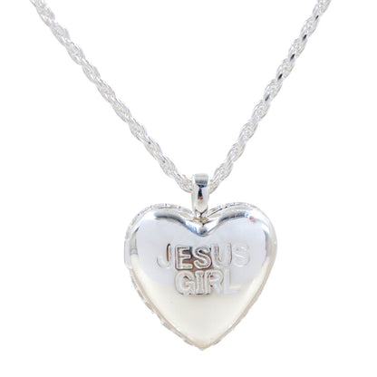 Jesus Girl Signature Heart Locket