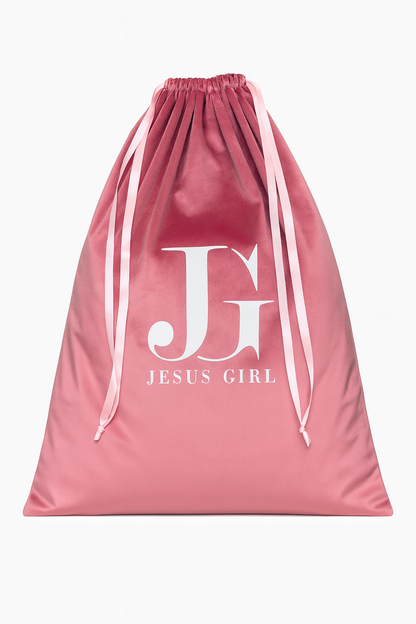 JESUS GIRL PINK DUSTER BAG