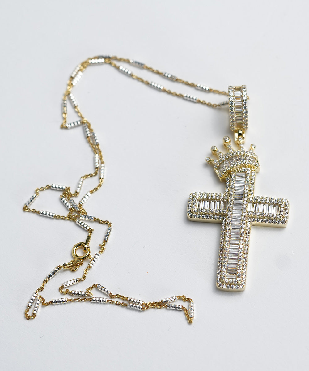 Crown Him Lord Cross Necklace