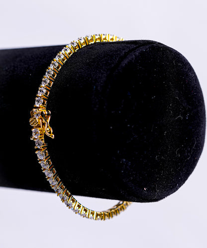 Gold Tennis Bracelet