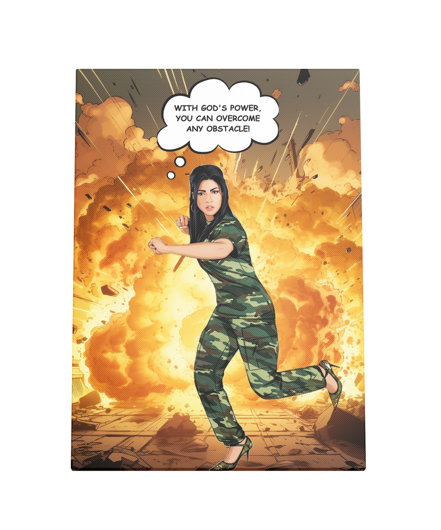 Jesus Girl Comic Poster