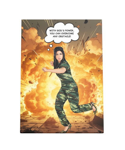 Jesus Girl Comic Poster