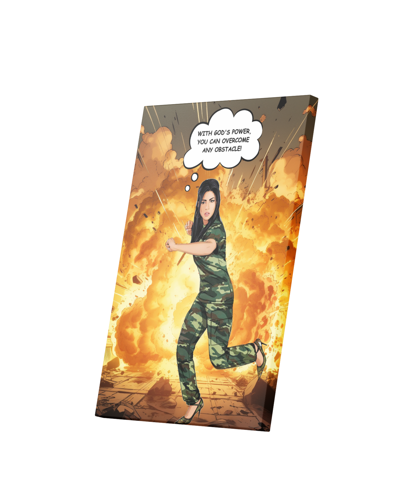 Jesus Girl Comic Poster