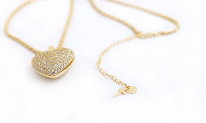 Jesus Girl Signature Heart Locket