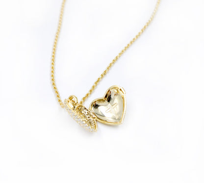 Jesus Girl Signature Heart Locket