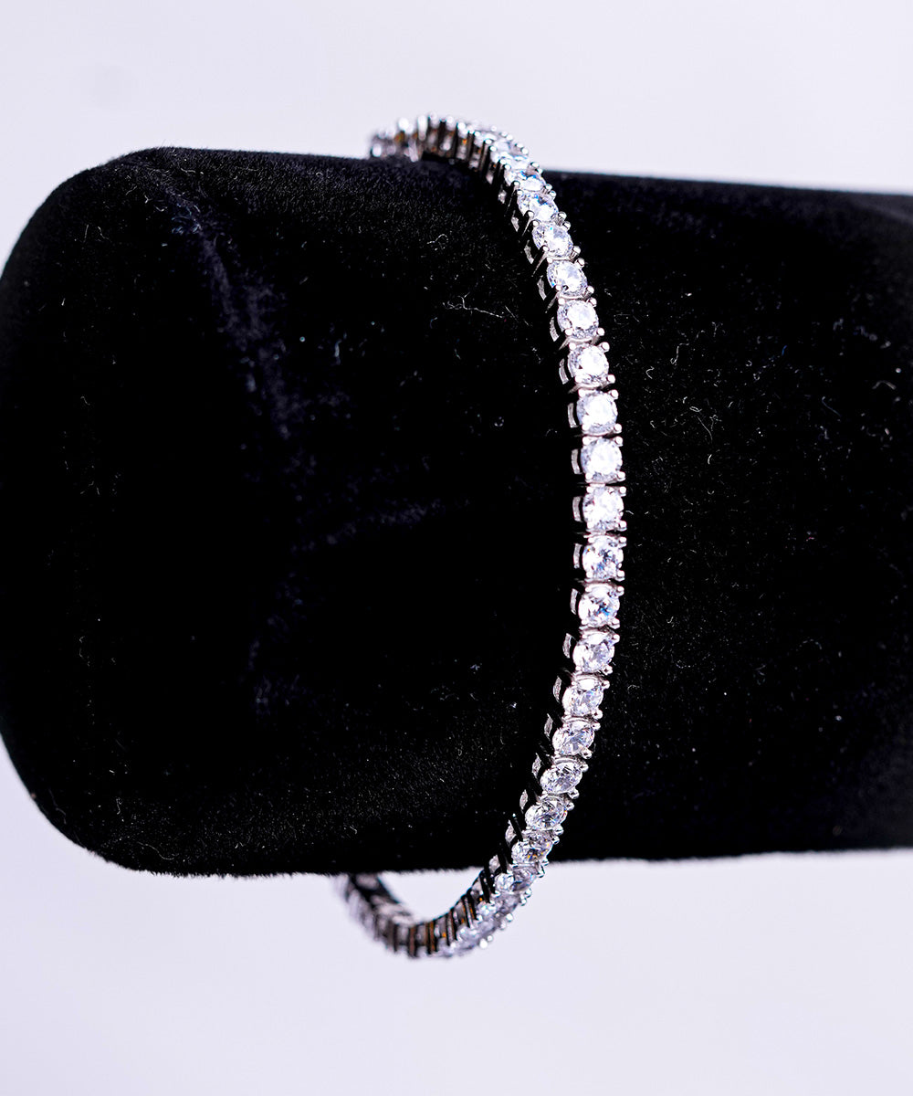 Silver Tennis Bracelet