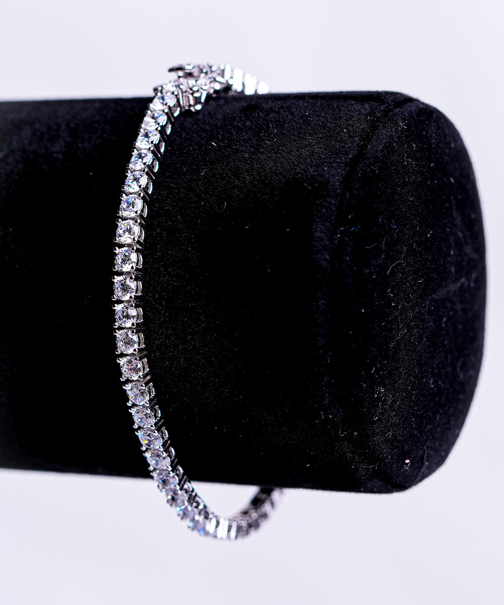 Silver Tennis Bracelet