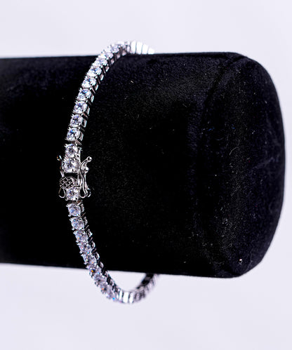 Silver Tennis Bracelet