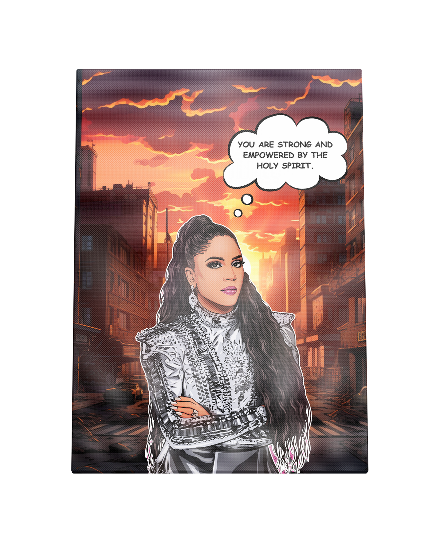 Jesus Girl Comic Poster