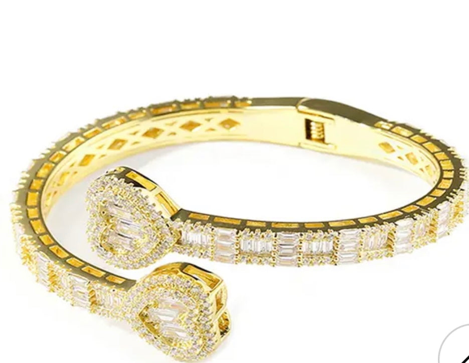 Double Heart Bracelet