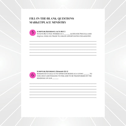 Women in Ministry Workbook