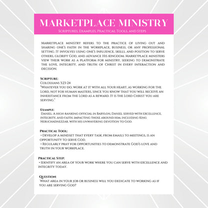 Women in Ministry Workbook